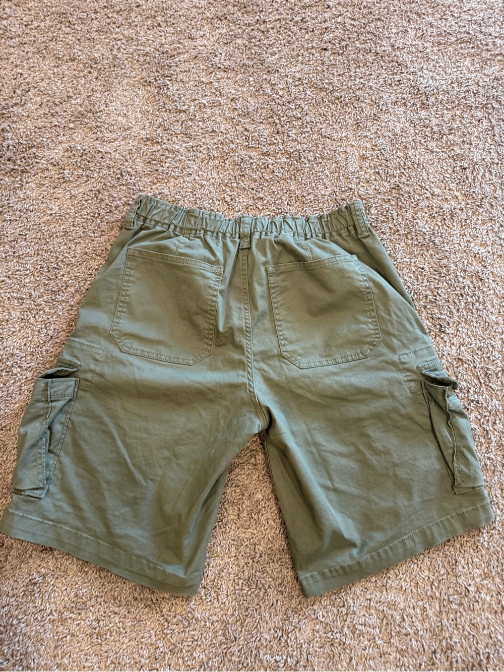 Women’s Aeropostale Bermuda Cargo Shorts, Olive Green (ish), Sz Medium - Picture 5 of 16